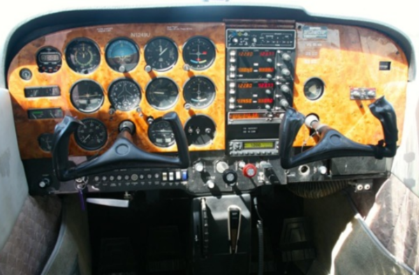 N1249U Cessna 172M Instrument Panel